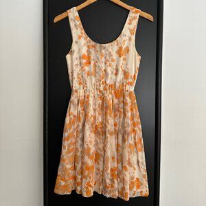 Club Monaco Vintage Silk Watercolour Dress Size 00
